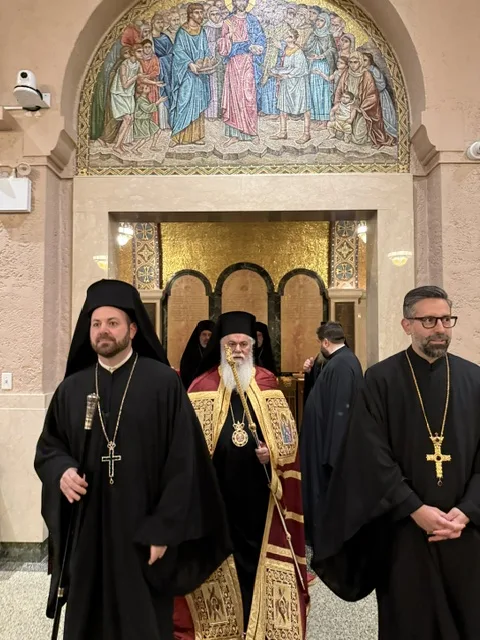 Ο Μητροπολίτης Καλαβρύτων και Αιγιαλείας Ιερωνύμου, για τις Μυροφόρες, στο Μανχάταν ΦΩΤΟ