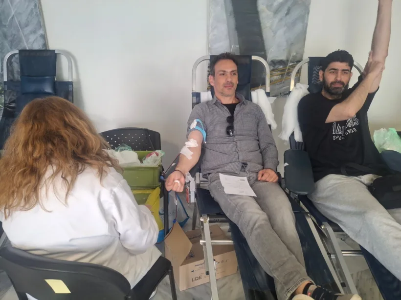 Εθελοντική αιμοδοσία στην Αντιπεριφέρεια Αχαΐας ΦΩΤΟ