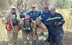 Αχαΐα: Εθελοντής Ολλανδός Πυροσβέστης παράδειγμα προσφοράς...σε ξένο τόπο ΦΩΤΟ