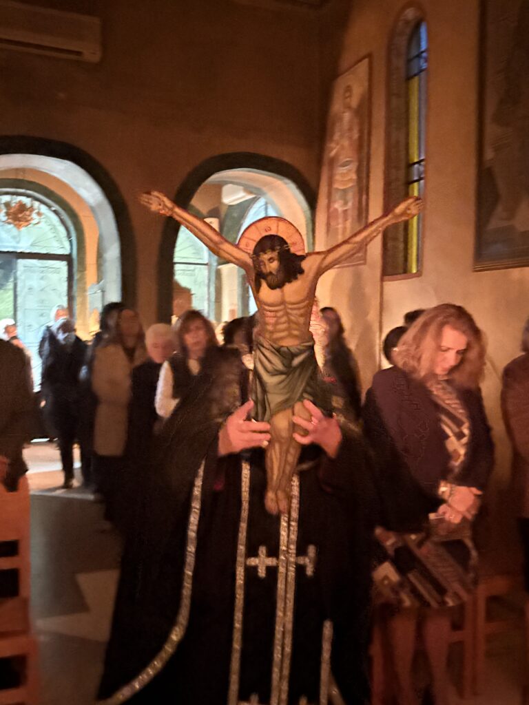 Η Σταύρωση του Κυρίου στον ναό των Αγίων Πάντων Ροδινής ΦΩΤΟ