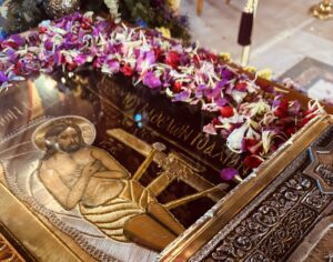 Ο Επιτάφιος του Ιερού Ναού Αγίου Γεωργίου Ιτεών ΦΩΤΟ