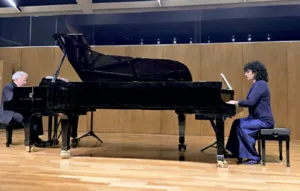 Ιακωβίδου και Frochot με «Ν. Σκαλκώτας-Ελληνικοί χοροί για δύο πιάνα», στο Ωδείο Πατρών