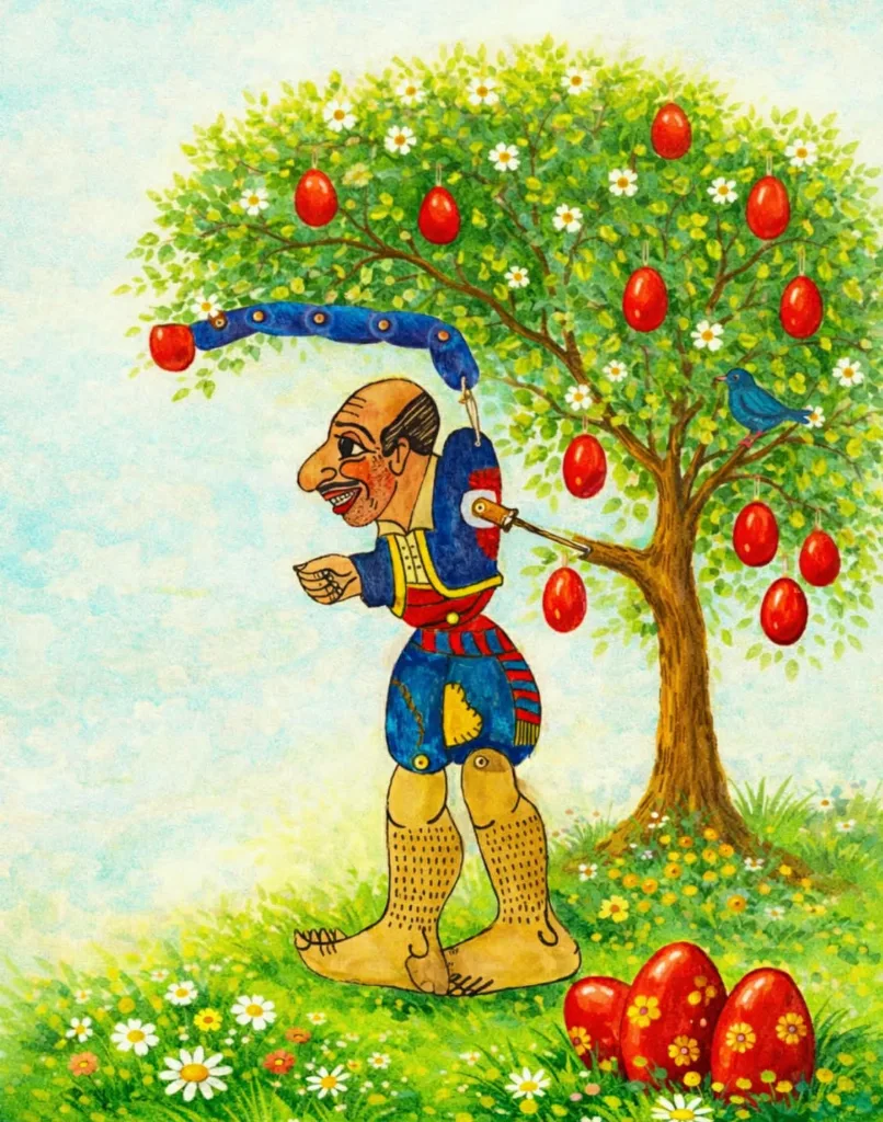 Πασχαλινή παράσταση «Ο Καραγκιόζης και το δέντρο με τα κόκκινα αυγά» ΦΩΤΟ