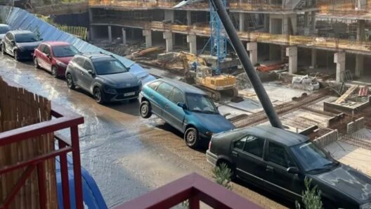 ΒΙΝΤΕΟ από τη στιγμή που αυτοκίνητο πέφτει στο κενό στη Θεσσαλονίκη