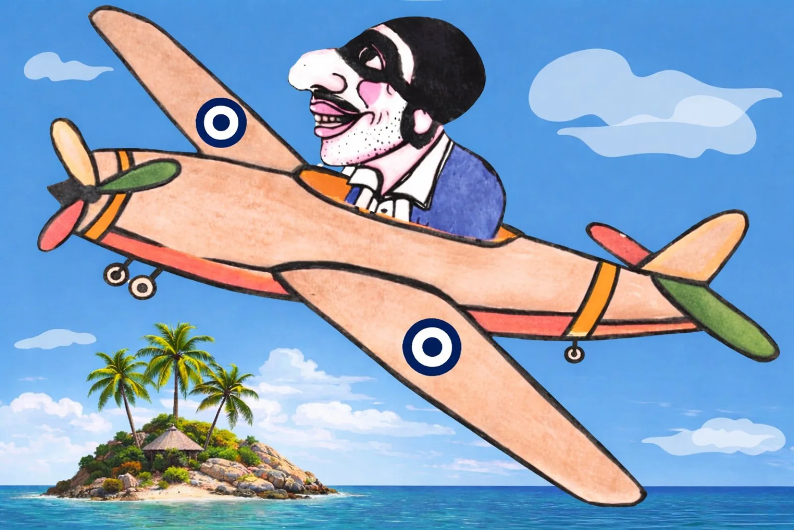 «Ο Καραγκιόζης αεροπόρος στο νησί των πειρατών» στο «Περί Σκιών»