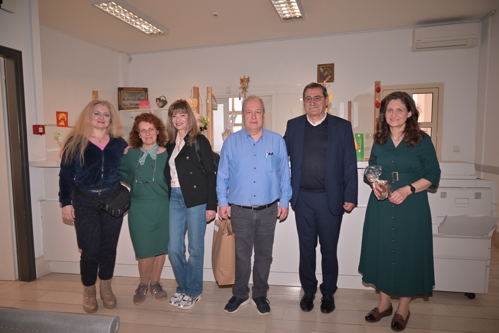 Πάτρα: Ιδρύματα της πόλης επισκέφθηκαν Πελετίδης και Σαμούρη ΦΩΤΟ