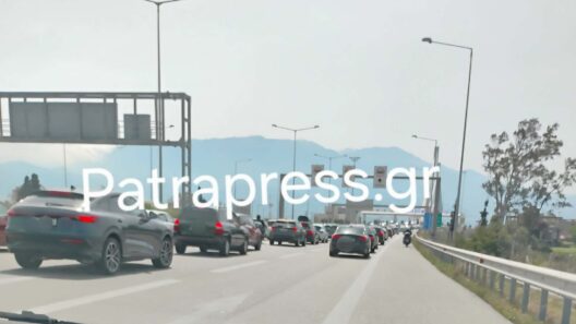 Επιστροφή εκδρομέων Πάσχα: Αυξημένη κίνηση στη Γεφυρα Ρίου - Αντιρρίου και Ολύμπια Οδό ΦΩΤΟ