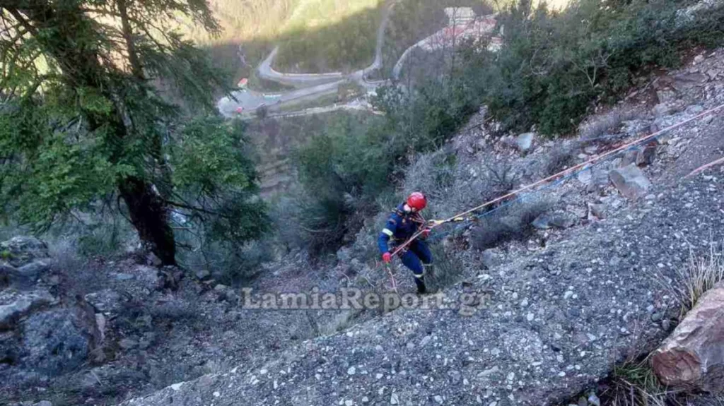 Ευρυτανία: Νεκρός σε τροχαίο με φορτηγό που έπεσε σε γκρεμό