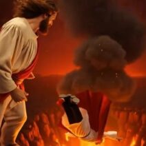 Βίντεο από το Ιράν μέσω ΑΙ με τον Χριστο να ρίχνει τον Τραμπ στην Κόλαση