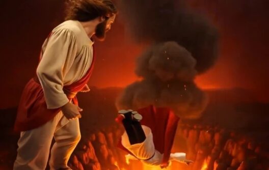 Βίντεο από το Ιράν μέσω ΑΙ με τον Χριστο να ρίχνει τον Τραμπ στην Κόλαση 27 Βίντεο από το Ιράν μέσω ΑΙ με τον Χριστο να ρίχνει τον Τραμπ στην Κόλαση