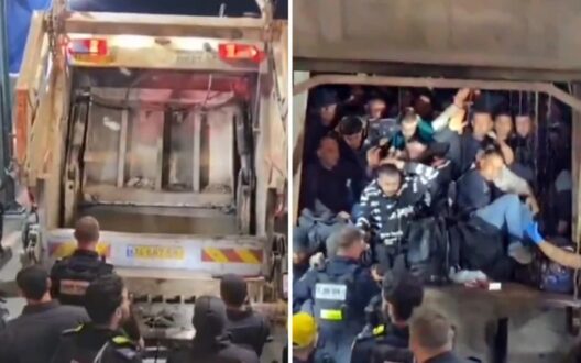 Ισραήλ: Μεταφορά Παλαιστίνιων μεταναστών σε απορριμματοφόρο ΒΙΝΤΕΟ