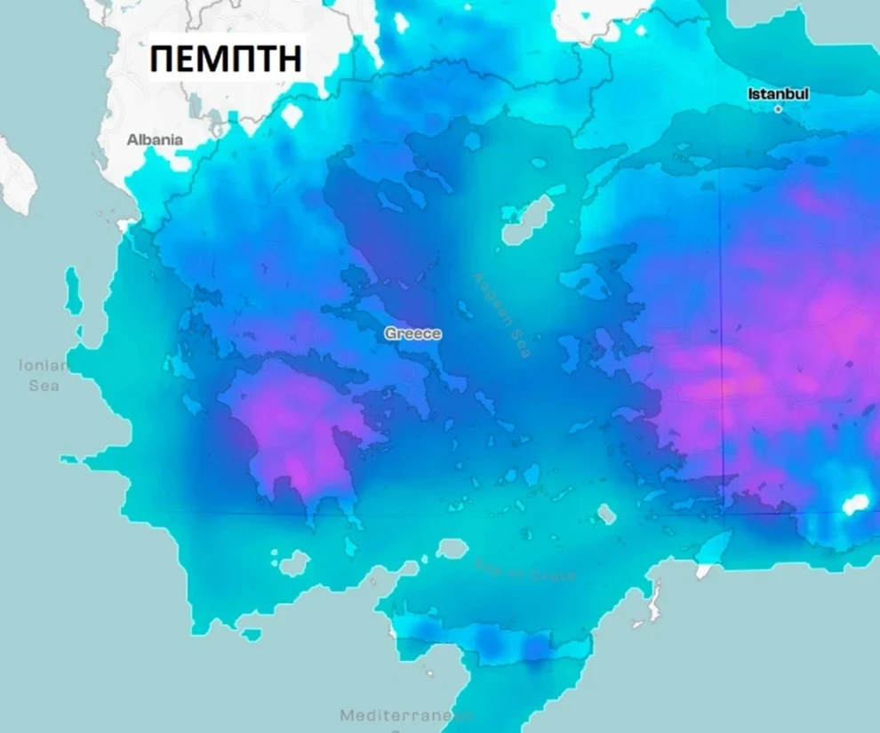 Καιρός: «Βουτιά» της θερμοκρασίας και χιόνια στα ορεινά ΧΑΡΤΕΣ