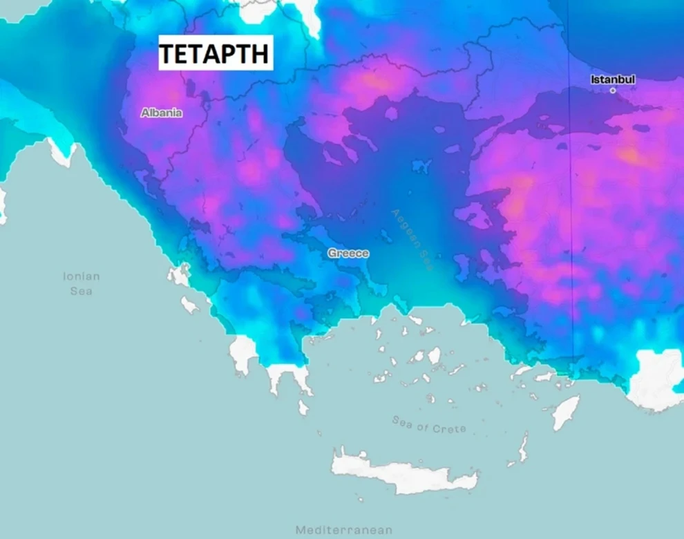 Καιρός: «Βουτιά» της θερμοκρασίας και χιόνια στα ορεινά ΧΑΡΤΕΣ
