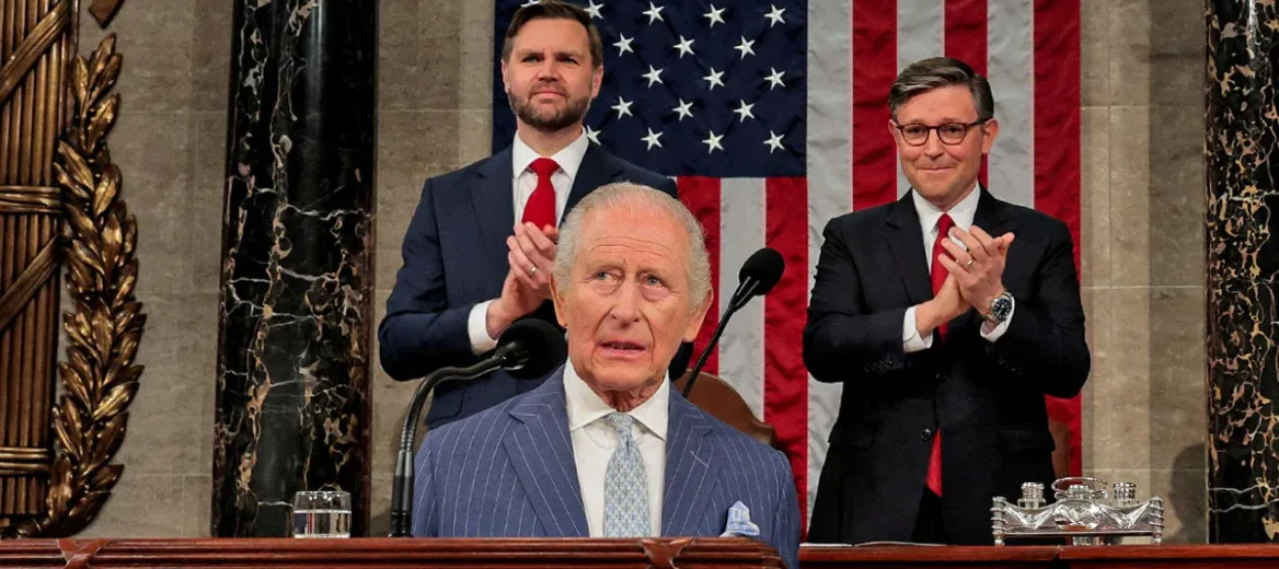 Ουάσινγκτον: Ιστορική ομιλία του βασιλιά Καρόλου στο Κογκρέσο ΒΙΝΤΕΟ