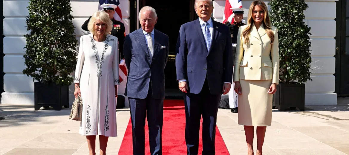 Λευκός Οίκος: Τραμπ και Μελάνια υποδέχτηκαν Κάρολο και Καμίλα ΒΙΝΤΕΟ-ΦΩΤΟ