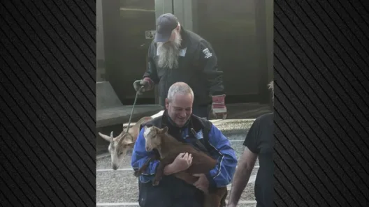 Απίστευτες εικόνες με τη μεταφορά ζώων από «φάρμα» σε ταράτσα στους Αμπελόκηπους ΦΩΤΟ