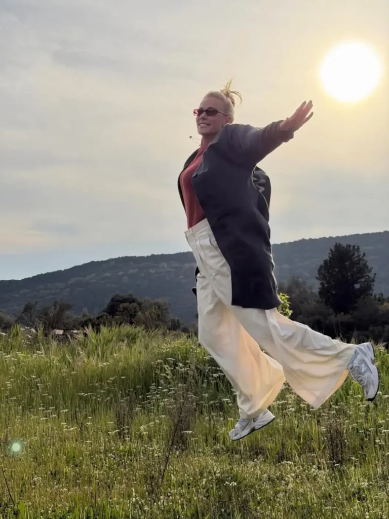 Στο χωριό της στην Αιτωλοακαρνανία Πάσχα για τη Ζέτα Μακρυπούλια ΦΩΤΟ