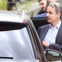 Ο Κυριάκος Μητσοτάκης στον Ευαγγελισμό για τον Γιώργο Μυλωνάκη ΒΙΝΤΕΟ