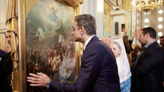 Ο Κυριάκος Μητσοτάκης στο Μεσολόγγι ΦΩΤΟ - ΒΙΝΤΕΟ