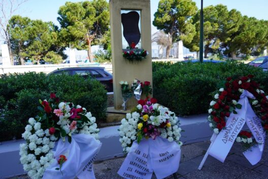 Μνημόσυνο για τα θύματα τη φονικής έκρηξης στη Βότση πριν από 35 χρόνια ΦΩΤΟ