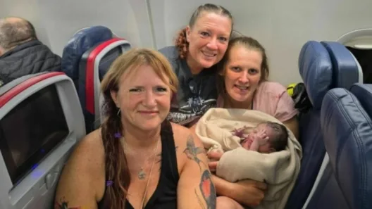 «Βιαστικό» μωρό γεννήθηκε στους αιθέρες - Ο τοκετός σε αεροπλάνο ΦΩΤΟ - ΒΙΝΤΕΟ