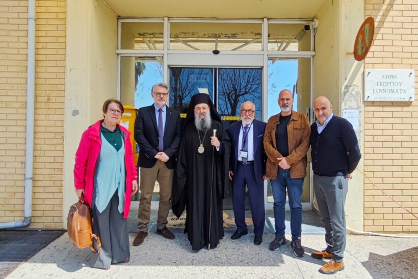 Επίσκεψη Μπονάνου στο νοσοκομείο «Αγ. Ανδρέας» συνοδεύοντας τον Μητροπολίτη Πατρών