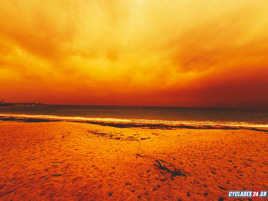 «Εξαφανίστηκαν» από την αφρικανική σκόνη Κρήτη και Κυκλάδες ΦΩΤΟ - ΒΙΝΤΕΟ