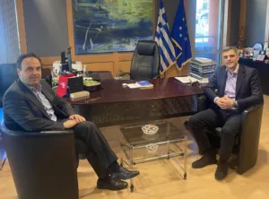 Αχαΐα: Συνάντηση Τσώκου με Παπαστεργίου - «Η τεχνολογία στην καθημερινότητα»