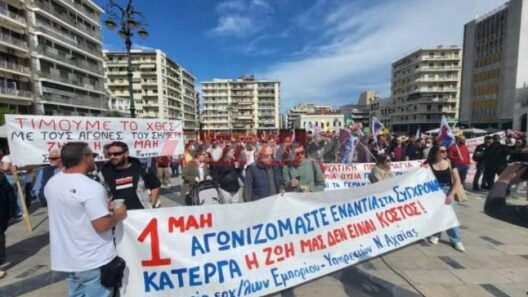 Πάτρα: Συμμετοχή των εμπόρων στην συγκέντρωση της Πρωτομαγιάς