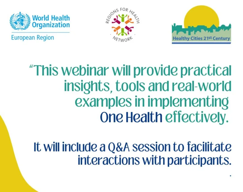 Συμμετοχή της Περιφέρειας Δυτικής Ελλάδας στο διεθνές σεμινάριο του Παγκόσμιου Οργανισμού Υγείας για την Ενιαία Υγεία ΦΩΤΟ