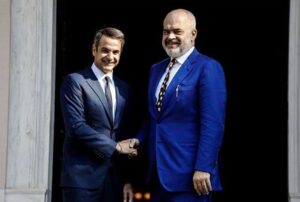 Ο Εντι Ράμα στο Μαξίμου σήμερα, συνάντηση με Μητσοτάκη