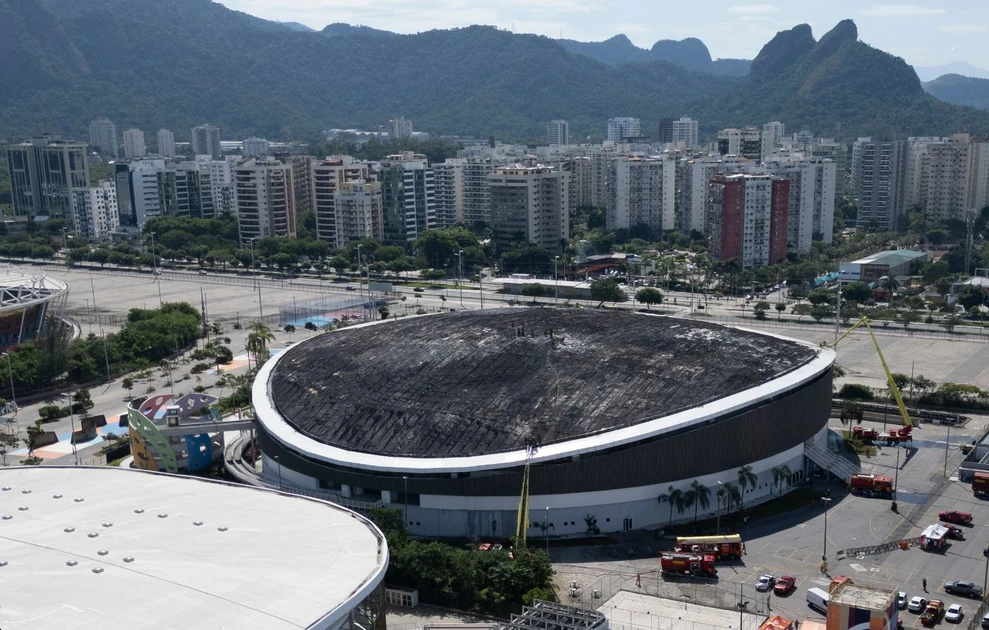 ΒΙΝΤΕΟ από τη φωτιά στο Ποδηλατοδρόμιο στο Ολυμπιακό Πάρκο του Ρίο ντε Τζανέιρο