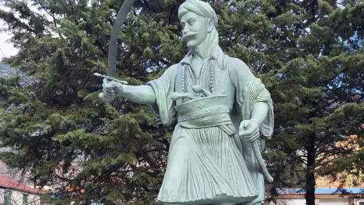 Μνημόσυνο για τον Αγωνιστή του 1821 Στριφτόμπολα, στην Κέρτεζη