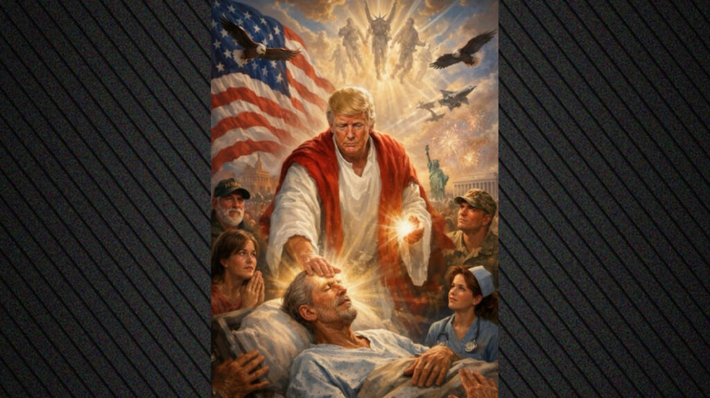 Νέα πρόκληση Τραμπ με εικόνα να τον αγκαλιάζει ο Ιησούς ΦΩΤΟ 26 Νέα πρόκληση Τραμπ με εικόνα να τον αγκαλιάζει ο Ιησούς ΦΩΤΟ