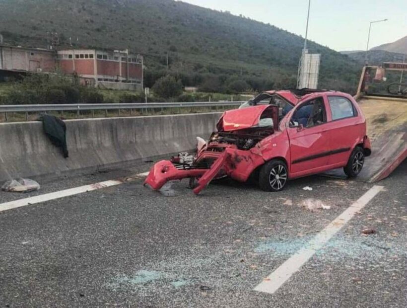 Ιόνια Οδός: Μια νεκρή σε τροχαίο - Αυτοκίνητο προσέκρουσε σε στηθαίο