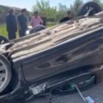 Πύργος: Σύγκρουση αυτοκινήτων και ανατροπή, οδηγός στο Νοσοκομείο ΒΙΝΤΕΟ