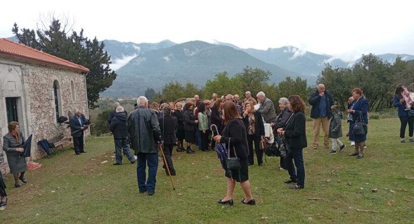 Η μνήμη του Αγίου Γεωργίου στην Κλειτορία ΦΩΤΟ