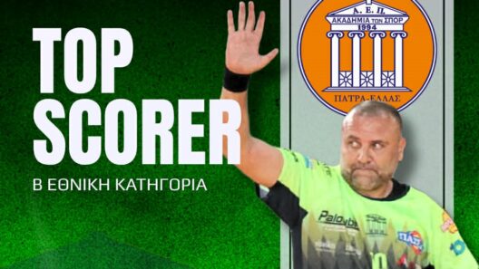 Ο Παπαγιαννόπουλος της Ακαδημίας των Σπορ Πάτρας 1ος σκόρερ στην Β’ Εθνική ΒΙΝΤΕΟ