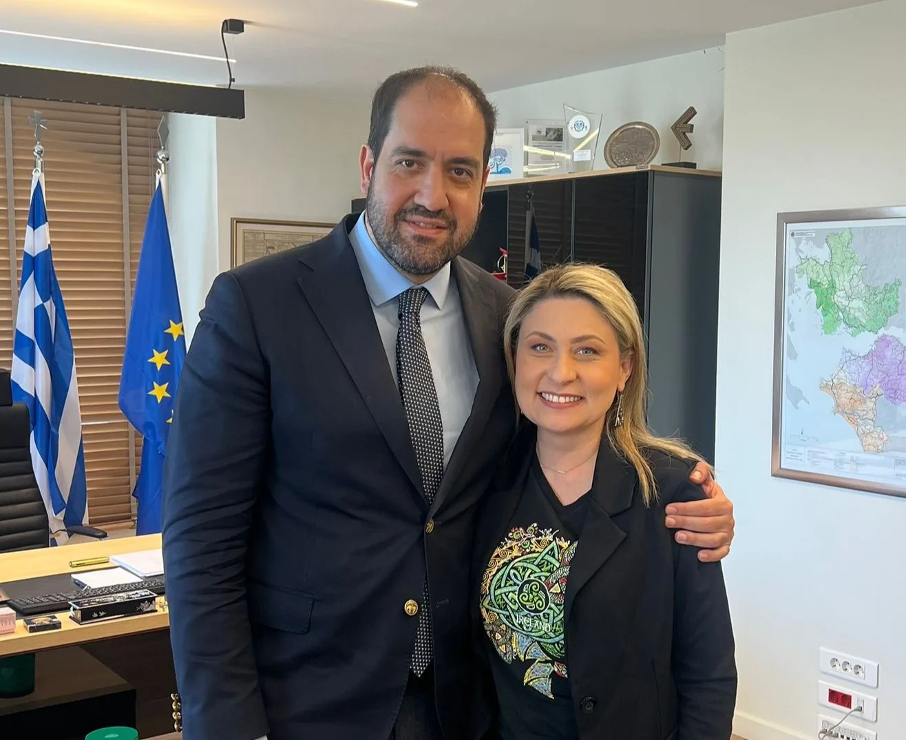 Πάτρα: Τι είπε η Αλεξοπούλου στον Κεφαλογιάννη για τις πυρκαγιές ΦΩΤΟ