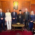 Η Χριστίνα Αλεξοπούλου στον Οικουμενικό Πατριάρχη Βαρθολομαίο ΦΩΤΟ