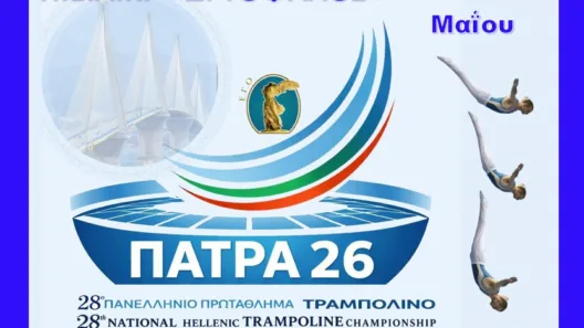 Στην Πάτρα, για πρώτη φορά, το Πανελλήνιο Πρωτάθλημα Τραμπολίνο και Ακροβατικού Διαδρόμου