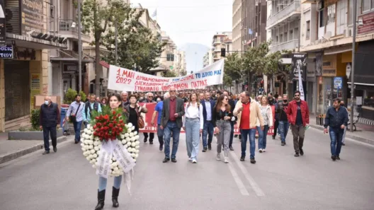 Κάλεσμα των Δημοκρατικών Γυναικών Πάτρας για την Πρωτομαγιά