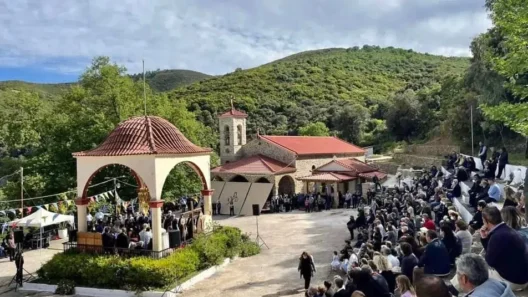 Στις 9 και 10 Μαΐου γιορτάζει η Μονή Αγίου Νικολάου Σπάτων Δυτικής Αχαΐας