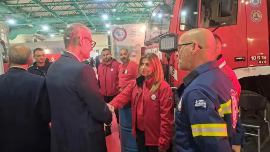 Αχαΐα: Την ΕΠΟΜΕΑ είδε ο υπουργός Πολιτικής Προστασίας Ε.Τουρνάς ΦΩΤΟ