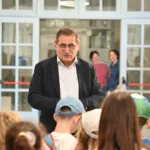 Μαθητές του 48ου Δημοτικού Σχολείου Αγυιάς στο Δημαρχείο ΦΩΤΟ