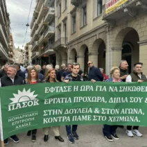 Εικόνες...ΠΑΣΟΚ Αχαΐας, στον εορτασμό της Εργατικής Πρωτομαγιάς ΦΩΤΟ