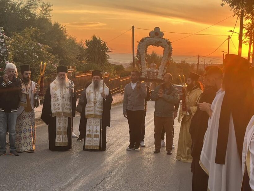 Λαμπρότητα στην εορτή της Αγίας Ειρήνης στον Ριγανόκαμπο Πατρών ΦΩΤΟ