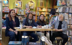 Παρουσίαση του μυθιστορήματος «Καθαρμός», στο Αίγιο ΦΩΤΟ