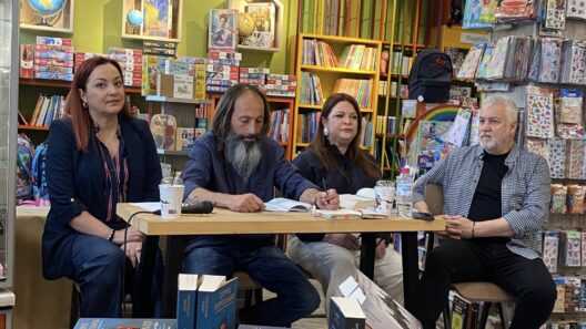 Παρουσίαση του μυθιστορήματος «Καθαρμός», στο Αίγιο ΦΩΤΟ
