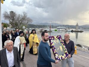 Λιτάνευση στον Αγιο Νικόλαο της παραλίας Αιγίου ΦΩΤΟ
